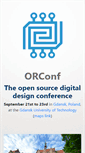 Mobile Screenshot of orconf.org